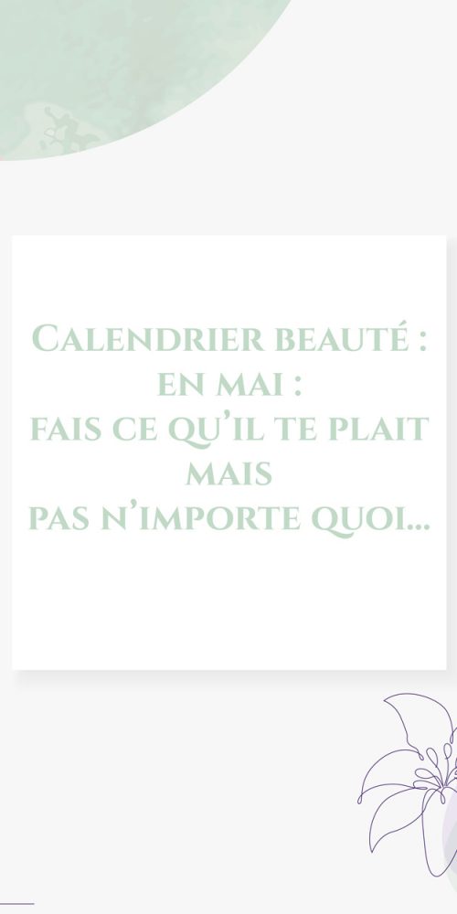 Le soleil pointe le bout de son nez et l’été se prépare maintenant ! Si le mois de mai est idéal pour sublimer votre peau, c’est aussi le moment de faire les bons choix stratégiques