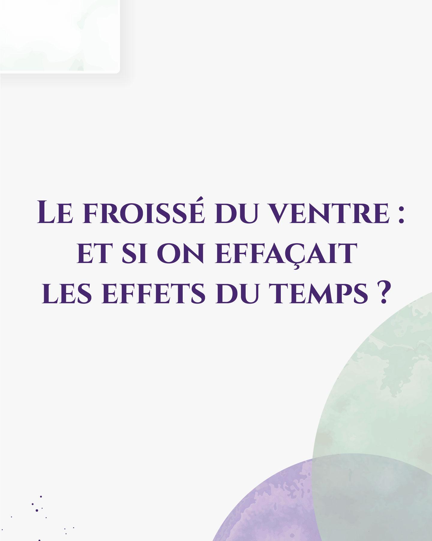 le froissé du ventre : effacer les effets du temps avec la médecine esthétique